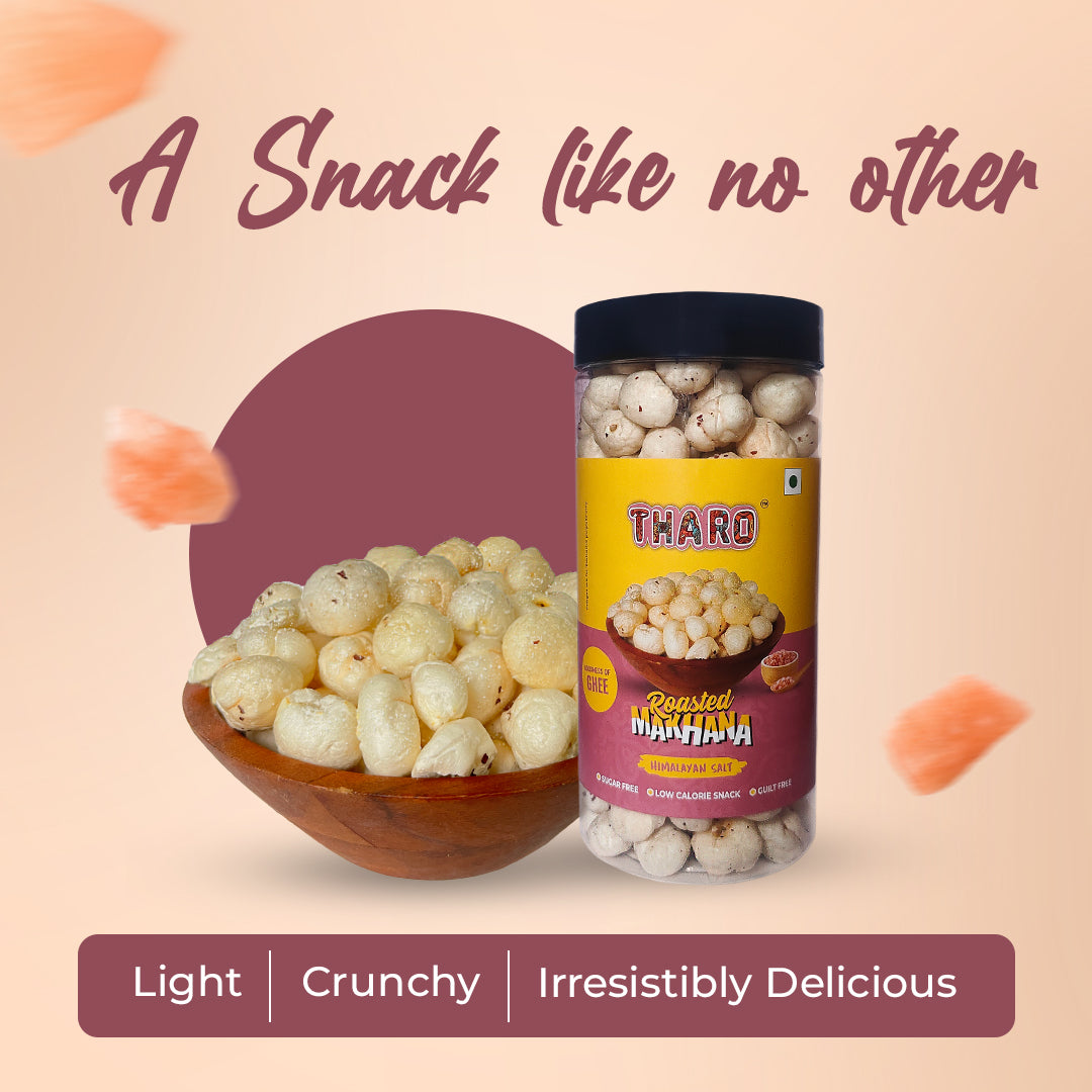 Tharo's Ghee Roasted Himalayan Salt Makhana- 70g