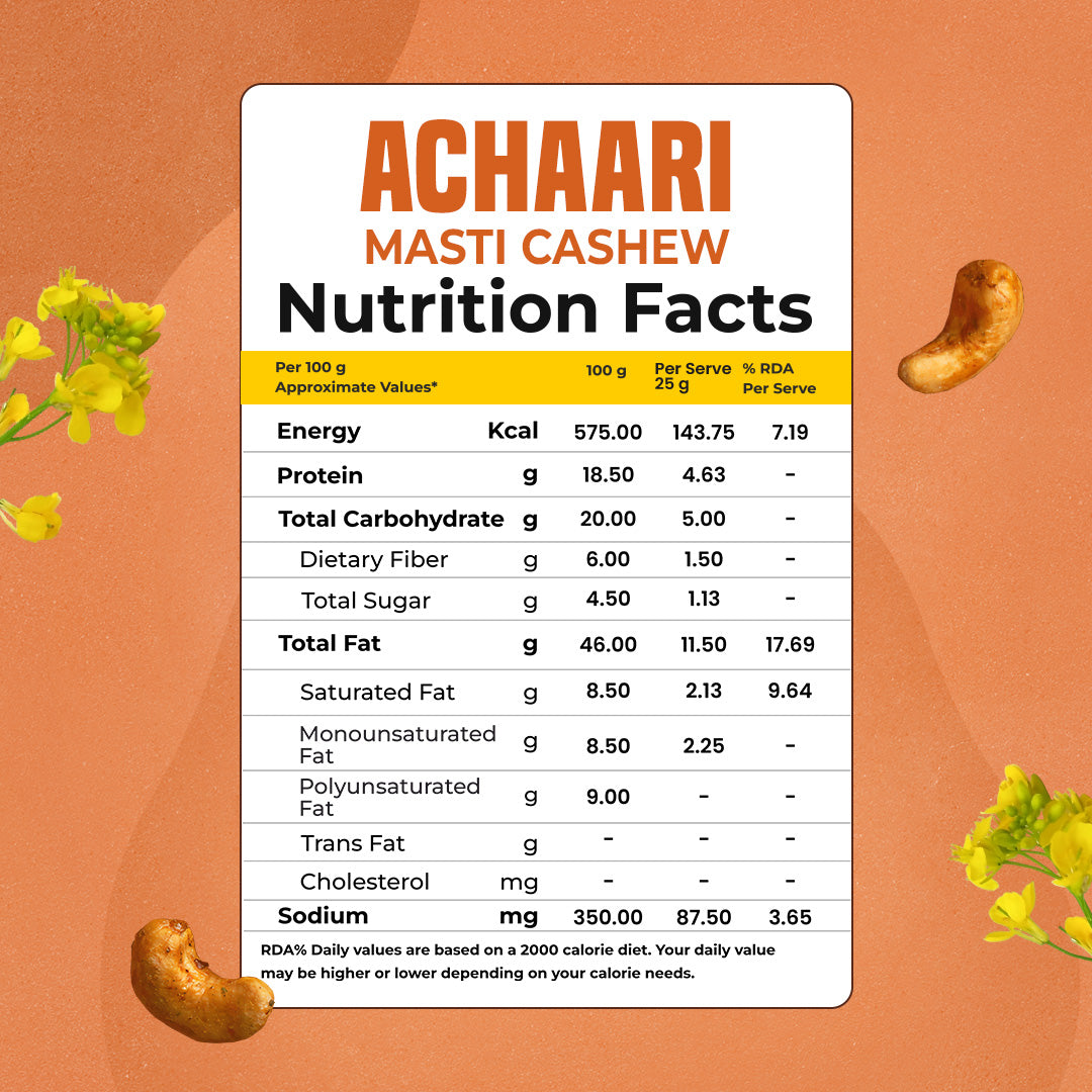 Achari Roasted Cashew | 95g