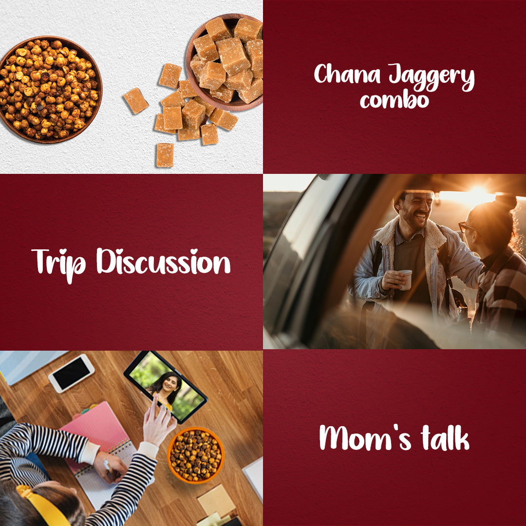 Chilli Garlic Roasted Chana | 95 gms (Pack of 3)