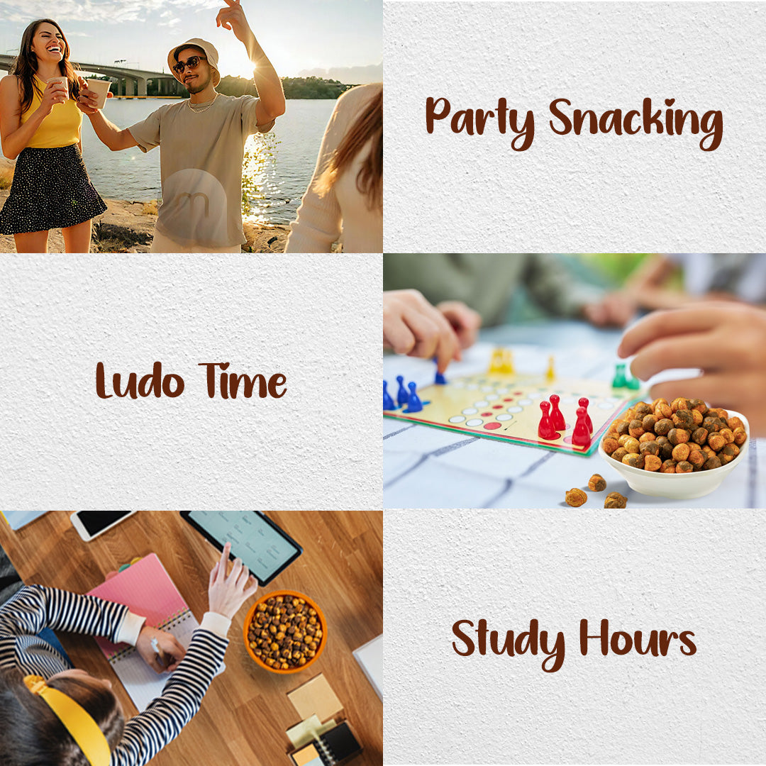 Lemon Mint Roasted Chana |95 gms (Pack of 3)