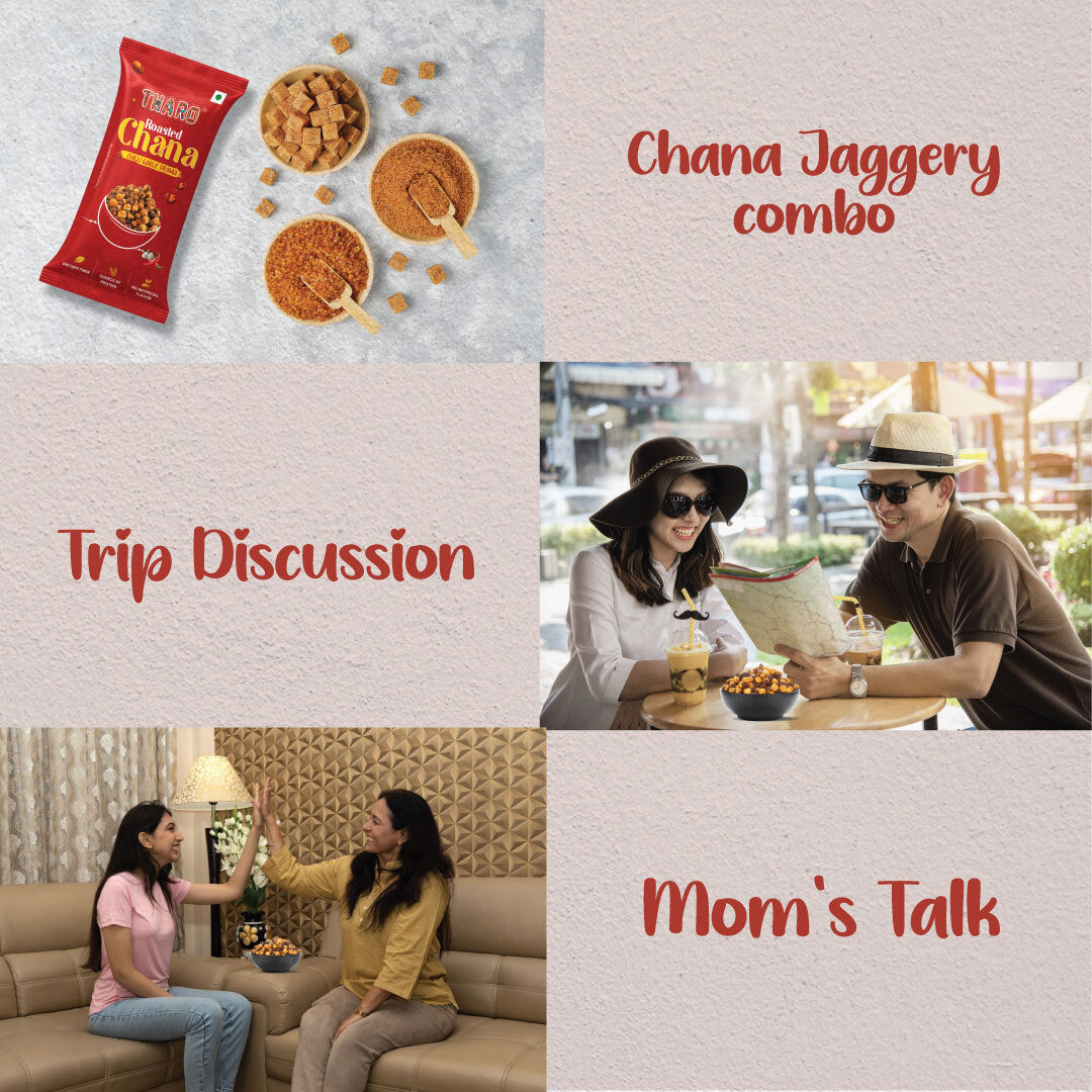 Chilli Garlic Roasted Chana | Pack of 12 | 480 gms