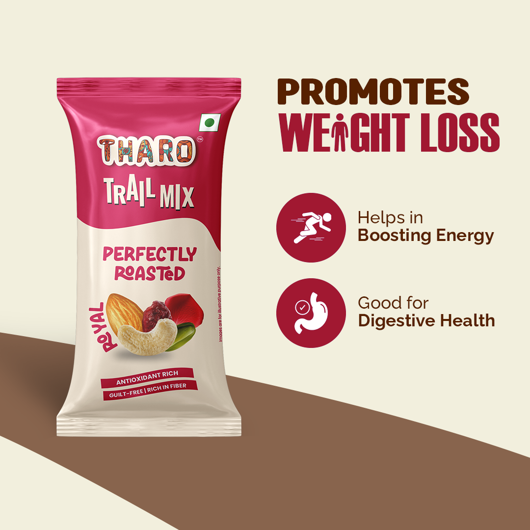 THARO Royal Roasted Trail Mix |Pack of 10 | 280 gms