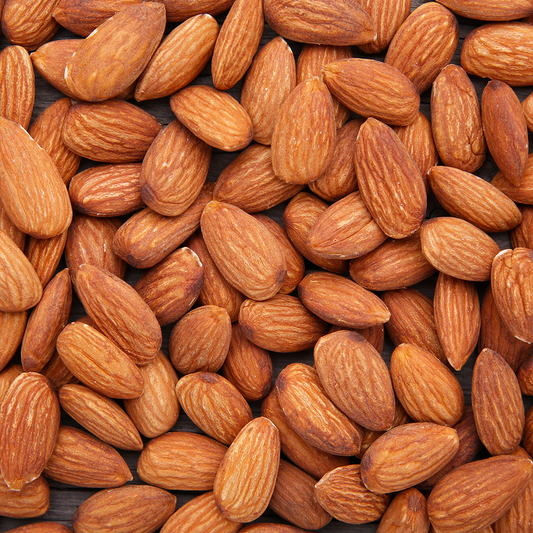 Almond: The healthiest nut, almonds are the crunchiest.