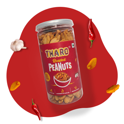 Chilli Garlic Roasted Peanuts | 90 gms