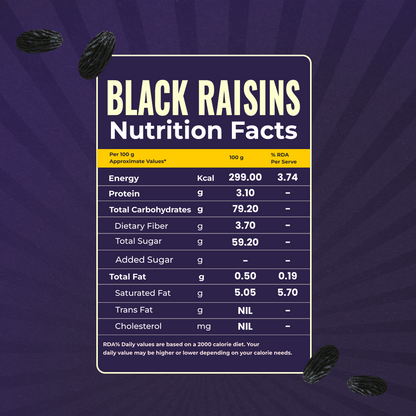 Tharo Seedless Black Raisin - 250g
