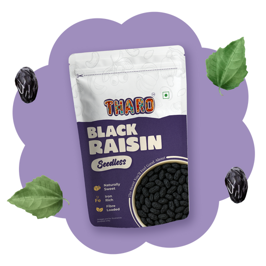 Tharo Seedless Black Raisin - 250g