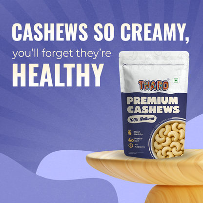 Tharo Premium Cashews 100% Natural - 250g