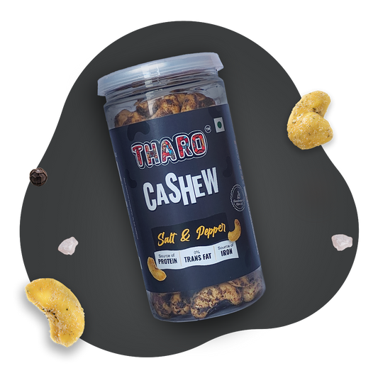 Salt & Pepper Roasted Cashews |100 grams