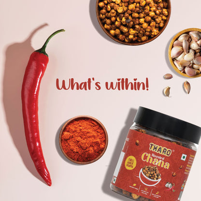 Chilli Garlic Roasted Chana | 95 gms