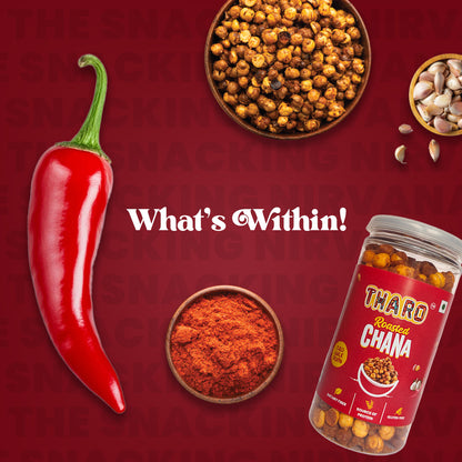 Chilli Garlic Roasted Chana | 95 gms