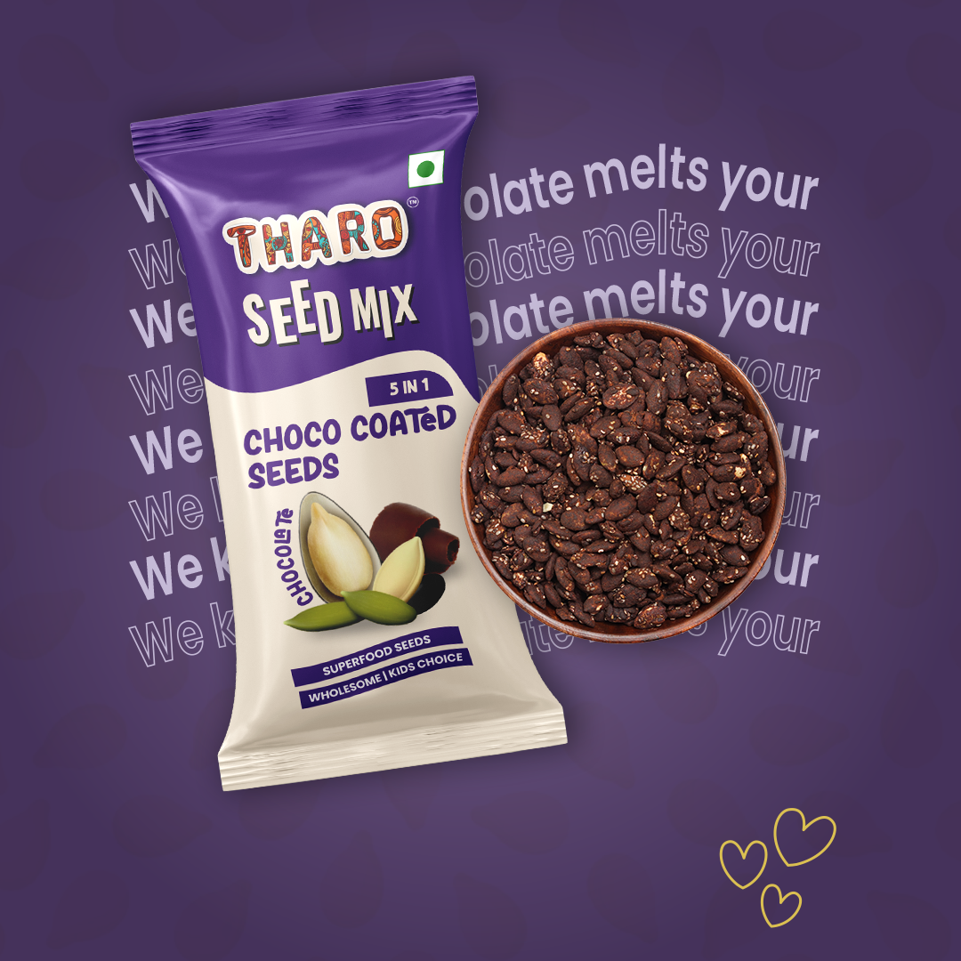 THARO Chocolate Roasted Seed Mix | 25 gms