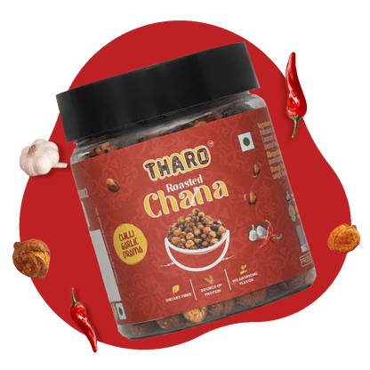 Chilli Garlic Roasted Chana | 95 gms