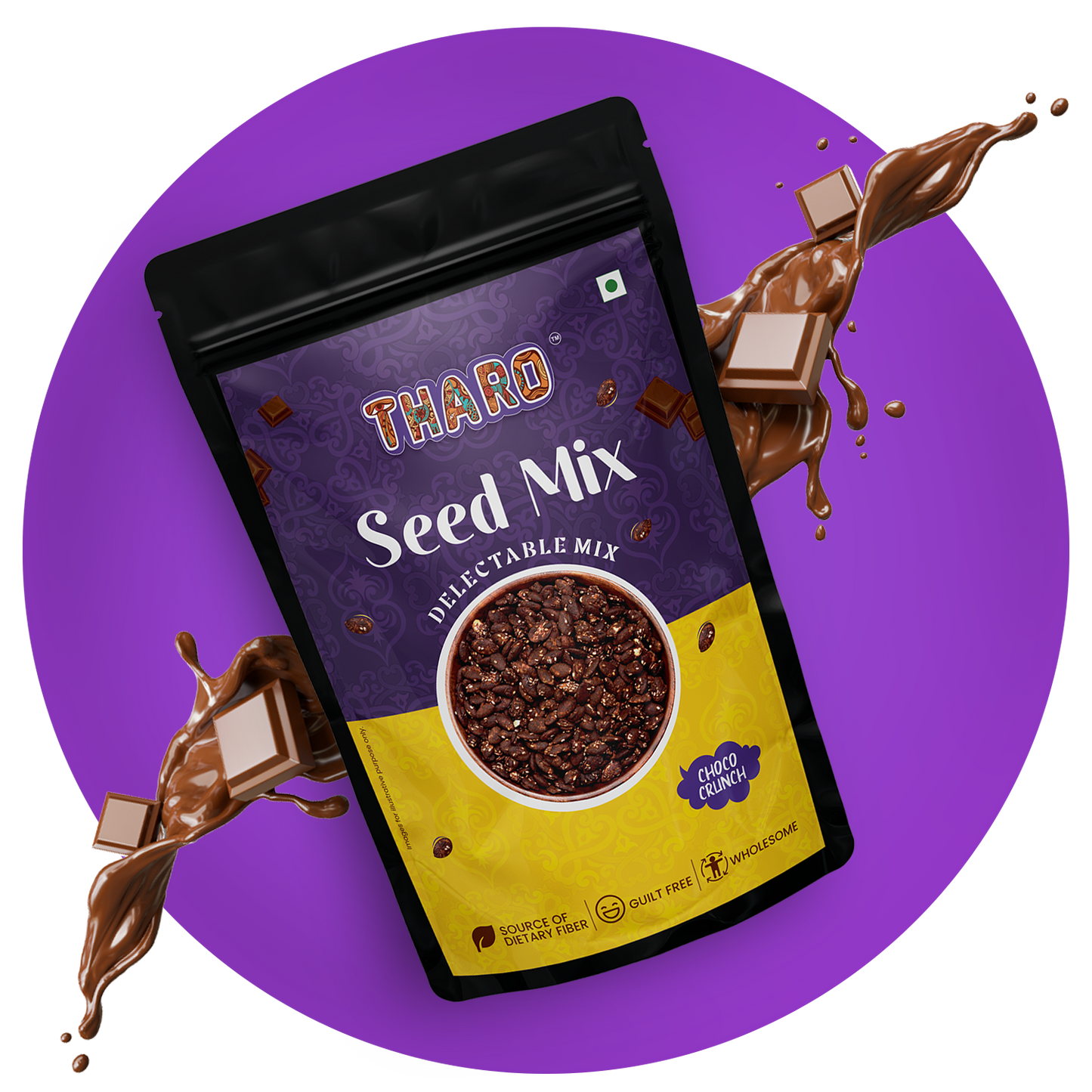 THARO Chocolate Roasted Seed Mix | 200 gms