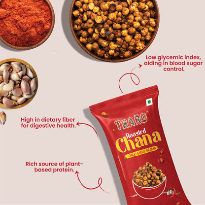 Chilli Garlic Roasted Chana | 30 gms