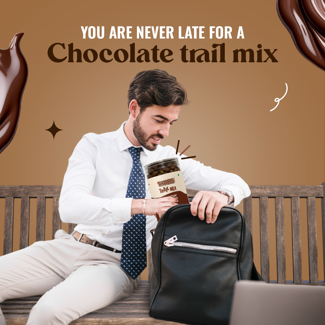 Chocolate Trail Mix – Dark Chocolate Meets Real Crunch 450g