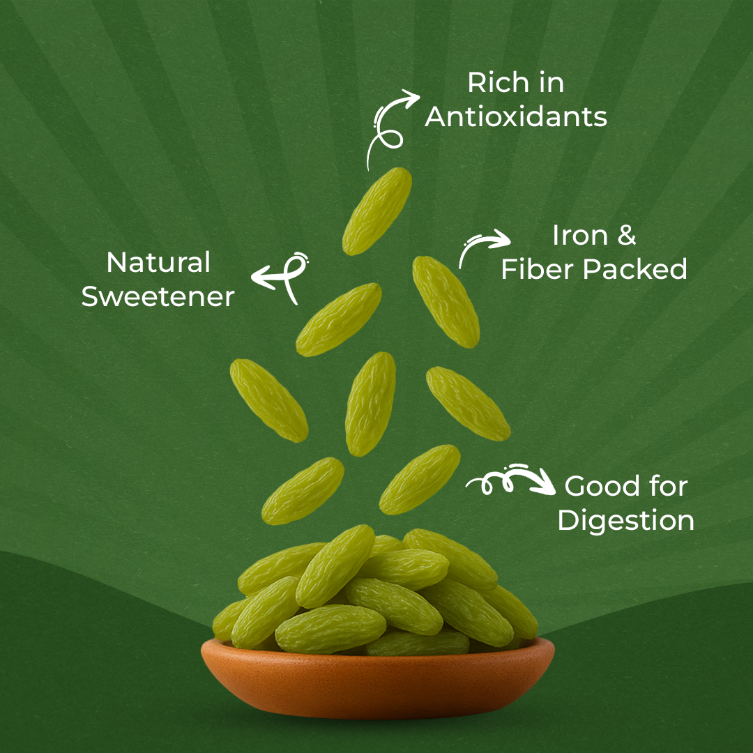 Tharo Premium Green Raisins- 250g