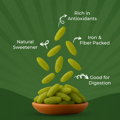 Tharo Premium Green Raisins- 250g