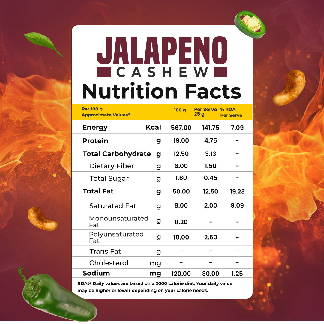 Jalapeno Roasted Cashew | 100g