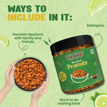 Lemon Pickle Roasted Peanuts |90 gms