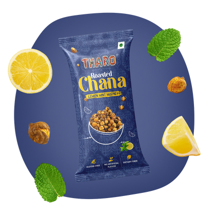 THARO Lemon Mint Roasted Chana | 30gms