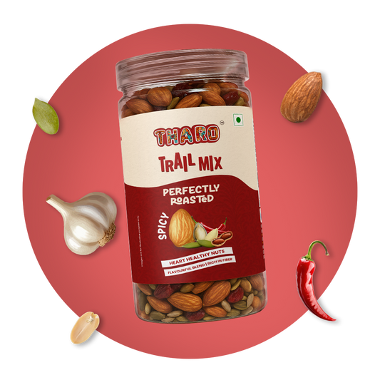 Spicy Trail Mix – Roasted Nuts & Seeds in Olive Oil with a Fiery Kick - 450g