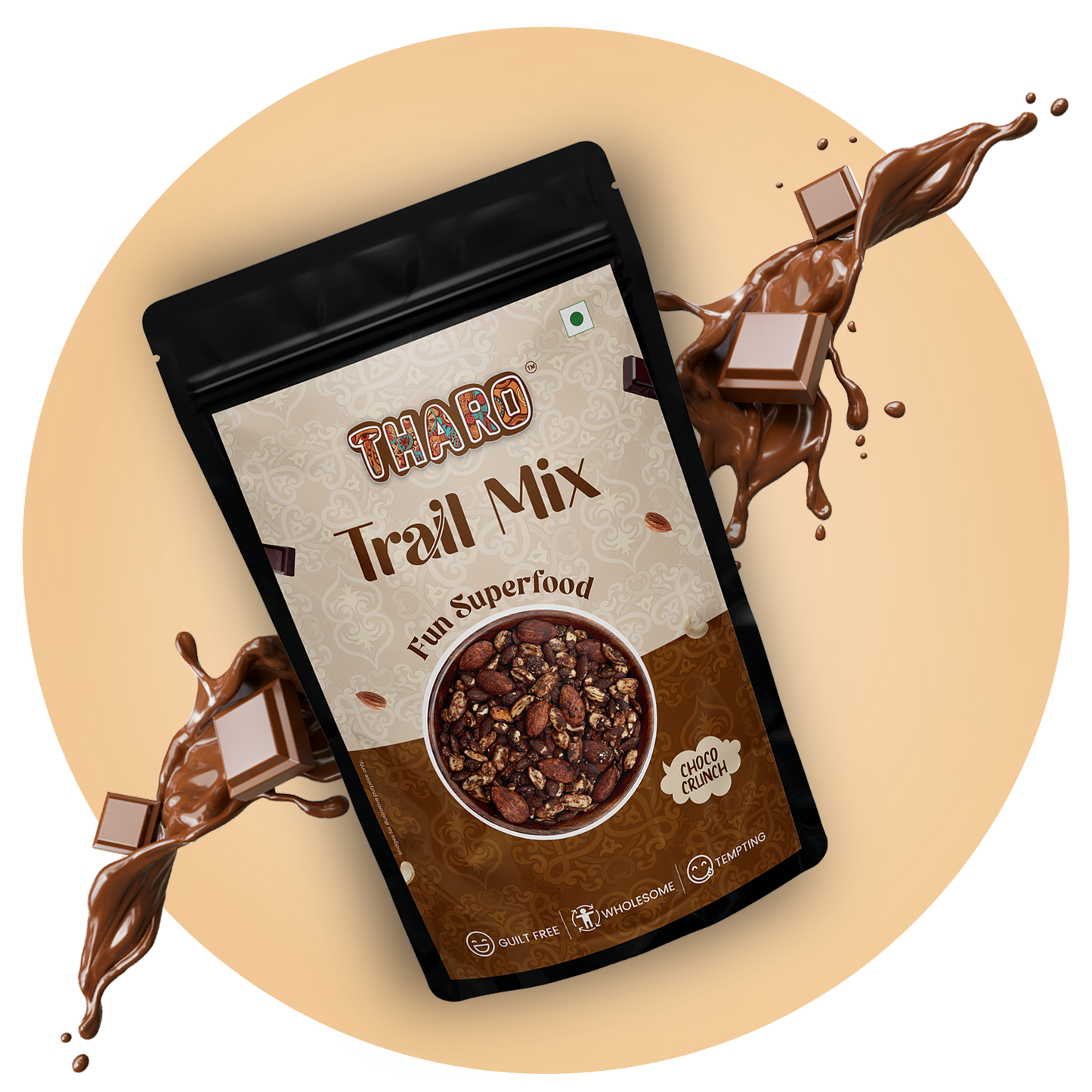 THARO Chocolate Roasted Trail Mix | 200 gms